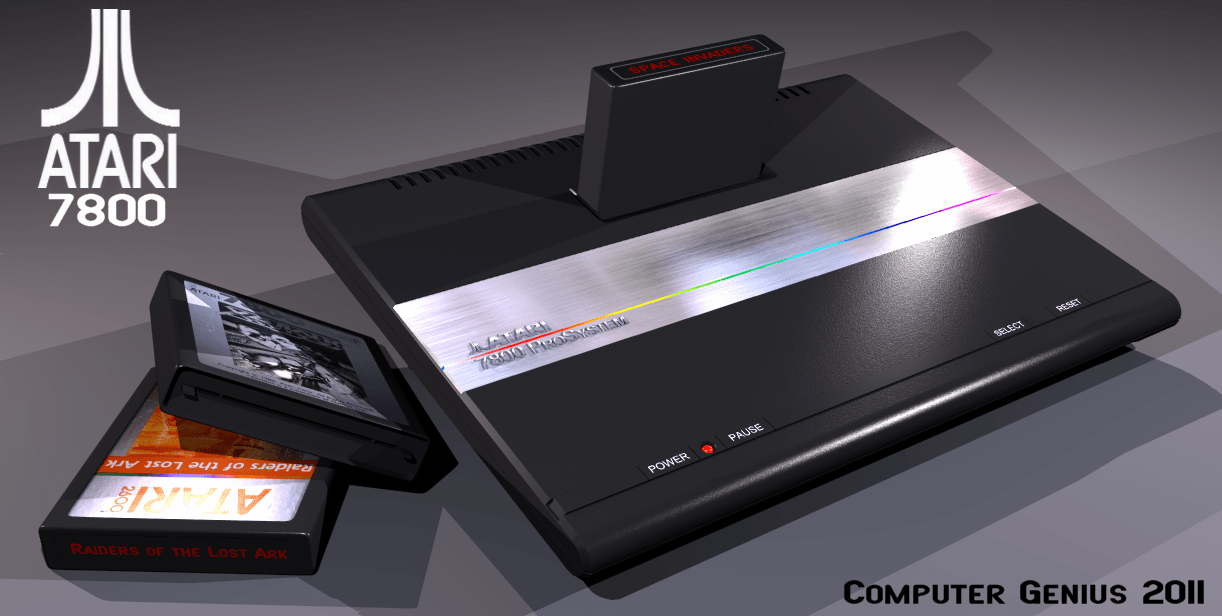 atari 7800 1-Atari 7800 : retour sur la console de jeu vidéo des années 80-Rabbits Games Atari 7800, console de jeu vidéo, années 80, jeux célèbres,