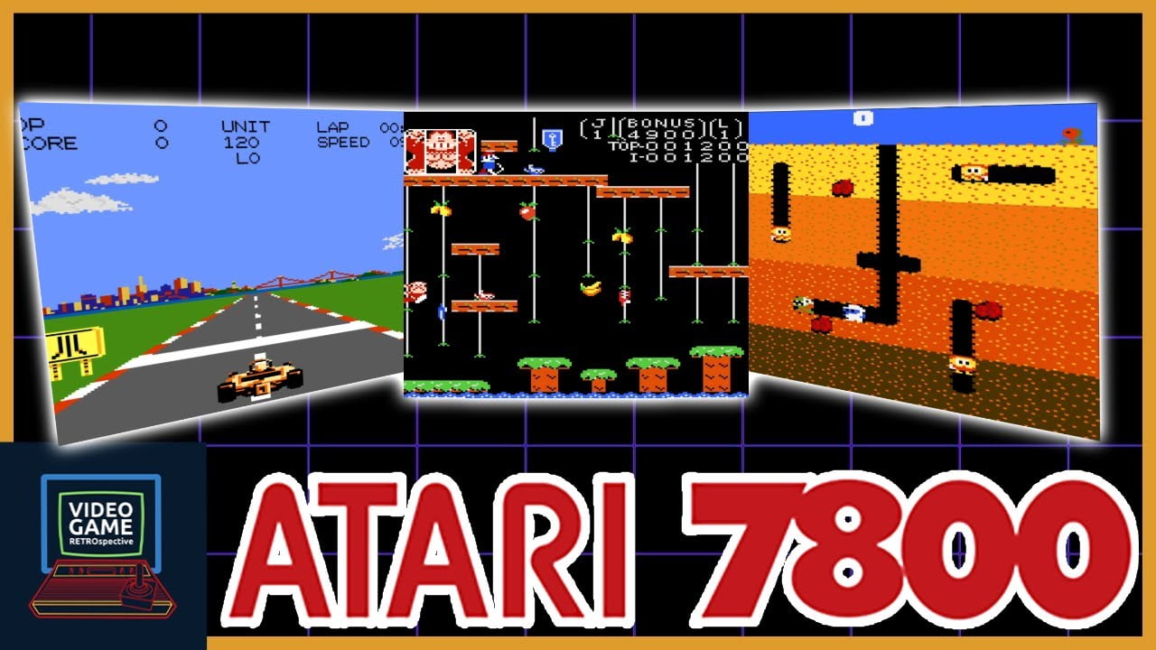 jeux atari 7800-Atari 7800 : retour sur la console de jeu vidéo des années 80-Rabbits Games Atari 7800, console de jeu vidéo, années 80, jeux célèbres,