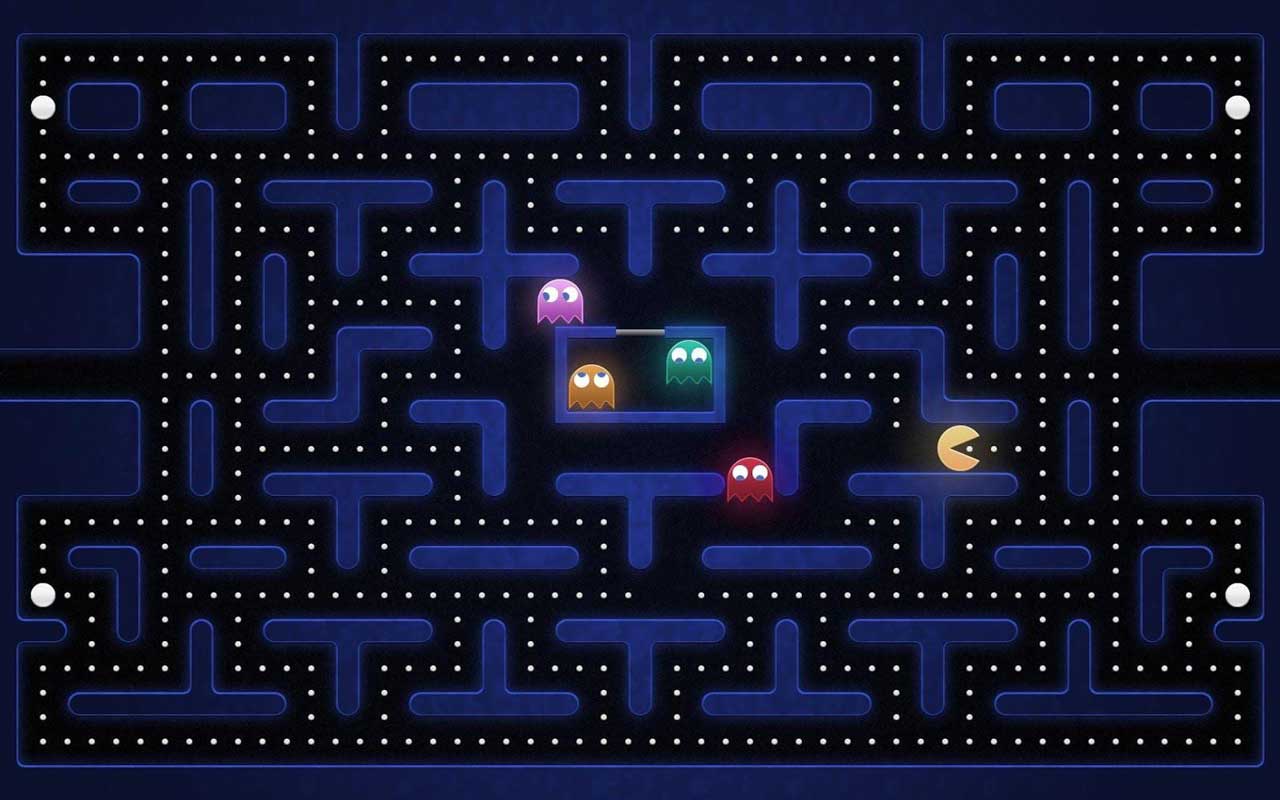 pacman-Les 10 meilleurs jeux rétro que vous devriez essayer-Rabbits Games jeux vidéo rétro, Super Mario Bros, histoire des jeux vidéo, meilleurs jeux rétro, The Legend of Zelda,