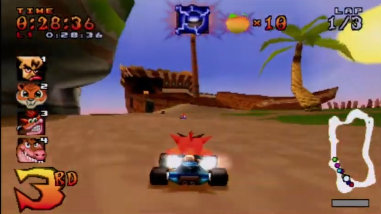 Crash Team Racing ps1 playstation 003-Crash Team Racing (CTR) sur Playstation-Rabbits Games Crash Team Racing (CTR) sur Playstation-PlayStation (PS1)-Actualité
