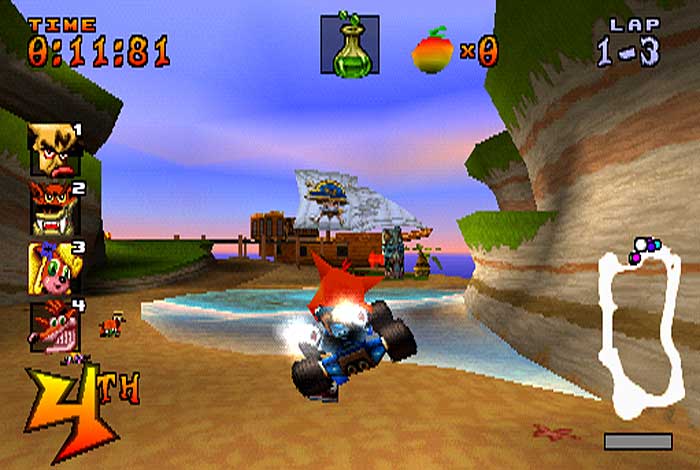Crash Team Racing ps1 playstation 006-Crash Team Racing (CTR) sur Playstation-Rabbits Games Crash Team Racing (CTR) sur Playstation-PlayStation (PS1)-Actualité