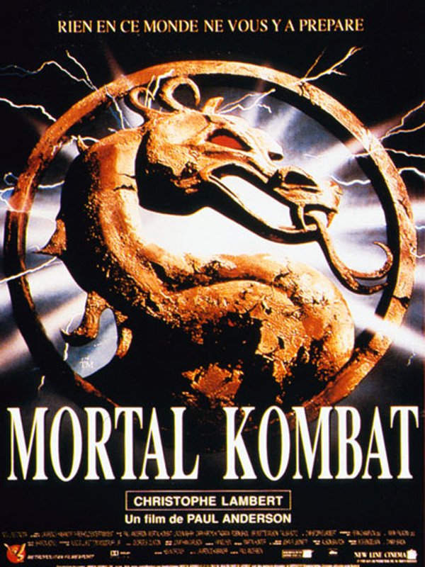 Film Mortal Kombat 1995-Les 10 meilleures adaptations de jeux rétro en films-Rabbits Games adaptations, jeux rétro, films, succès, échecs, Mortal Kombat,