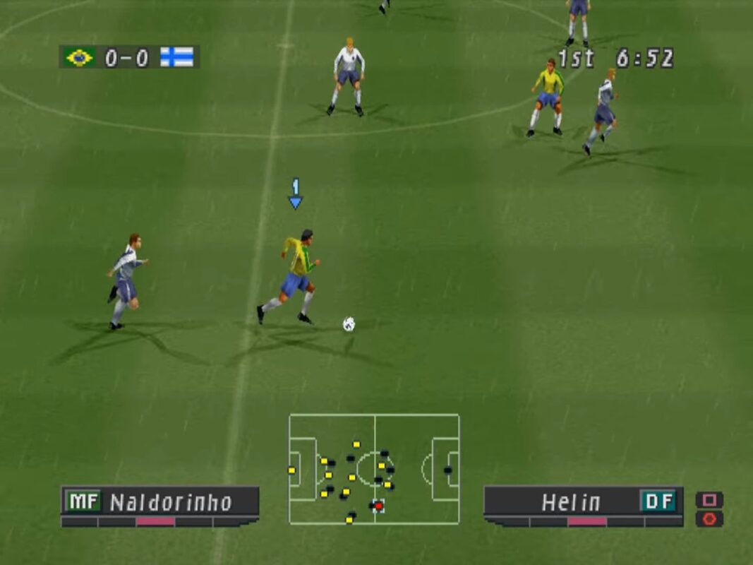PS1 Pro Evolution Soccer 2-Organiser une soirée de rétrogaming entre amis : on joue à quoi ?-Rabbits Games Organiser une soirée de rétrogaming entre amis, histoire du jeu vidéo, sélection de jeux rétro, les meilleurs jeux rétro, partager des souvenirs,