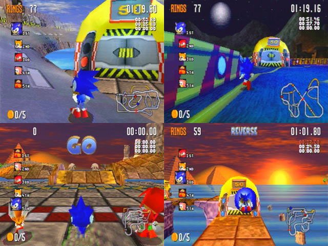 Sonic R Sega Saturn 001-Sonic R sur Sega Saturn-Rabbits Games Sonic R sur Sega Saturn-Saturn-Actualité