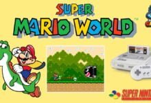 Super Mario World sur la Super Nintendo 5 Super Mario World sur la Super Nintendo, titres légendaires, l'univers de Super Mario World, console de jeu très populaire, Mario et Luigi,