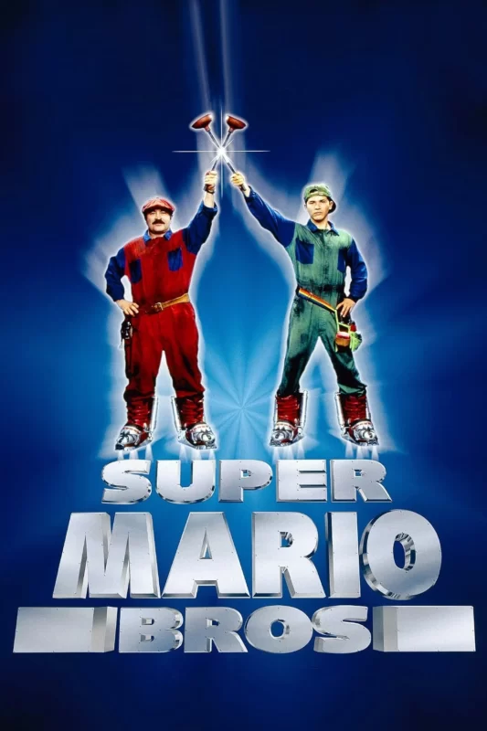 Super Mario Bros 1993-Les 10 meilleures adaptations de jeux rétro en films-Rabbits Games adaptations, jeux rétro, films, succès, échecs, Super Mario Bros,