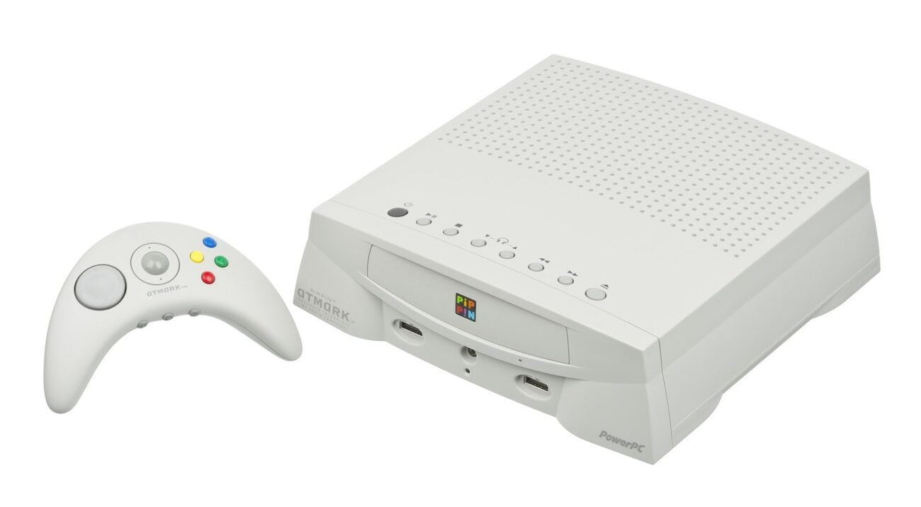 console pippin apple jeu video retro-Les accessoires rétro les plus insolites et rares-Rabbits Games accessoires rétro, rares, insolites, collection, histoire du jeu vidéo, Apple Pippin