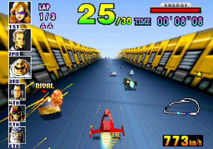f zero x n64 nintendo 64 002-F-Zero X sur Nintendo 64-Rabbits Games F-Zero X sur Nintendo 64, jeu de course futuriste, graphismes, gameplay rapide, Nintendo 64,