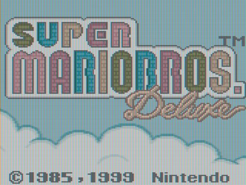 super mario bros delux game boy color 002-Game Boy Color : L'histoire et l'évolution-Rabbits Games Game Boy Color, Nintendo, jeux célèbres, version améliorée de la Game Boy originale, rétrogaming,