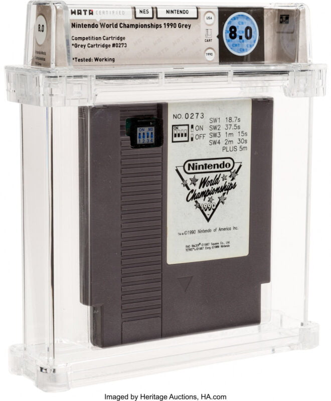 Nintendo World Championships NES-Les jeux rétro les plus rares et leur histoire-Rabbits Games Les jeux rétro les plus rares et leur histoire-Actualités-Gaming