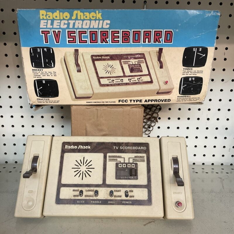 Radio Shack TV Scoreboard - Rabbits Games Radio Shack TV Scoreboard