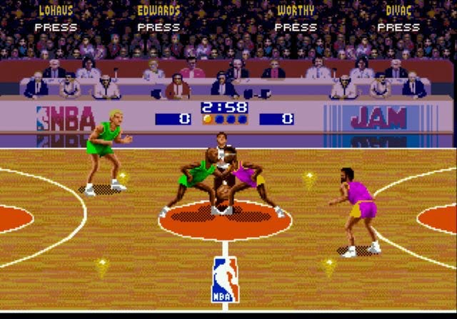 La Sega Mega Drive: Le test complet NBA Jam, Sega