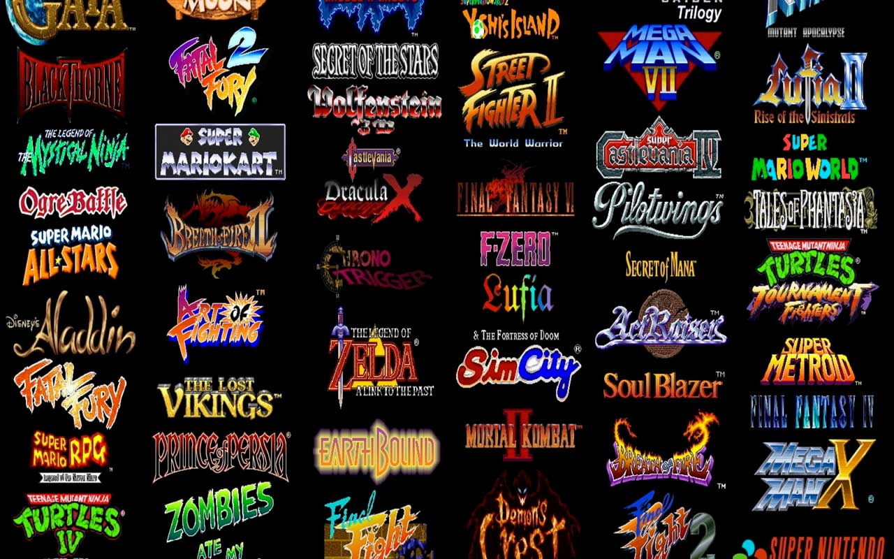 Super Nintendo, meilleurs jeux, SNES, jeux