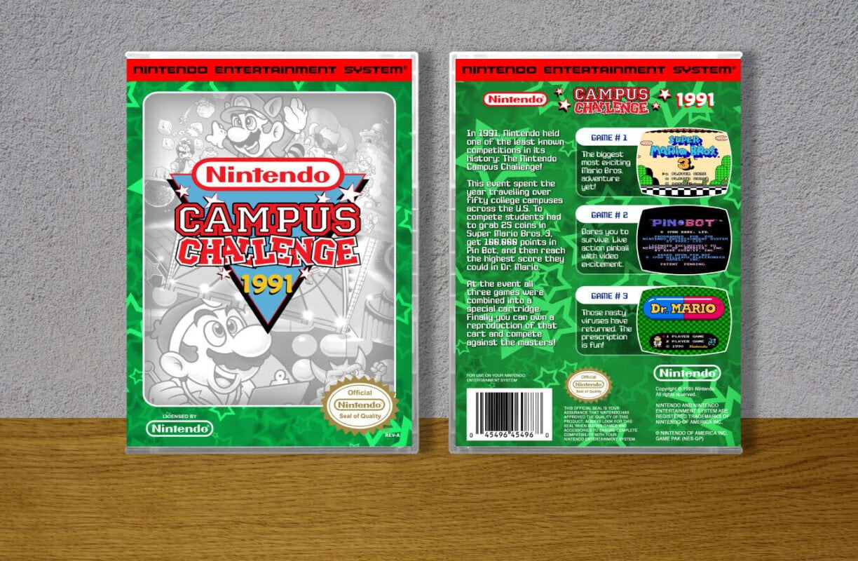Le Secret des Jeux de Rétrogaming Les Plus Rares 1990 Nintendo Campus Challenge (NES)