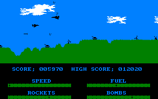 Amstrad CPC 464, 664 et 6128: Rétro-informatique Harrier Attack