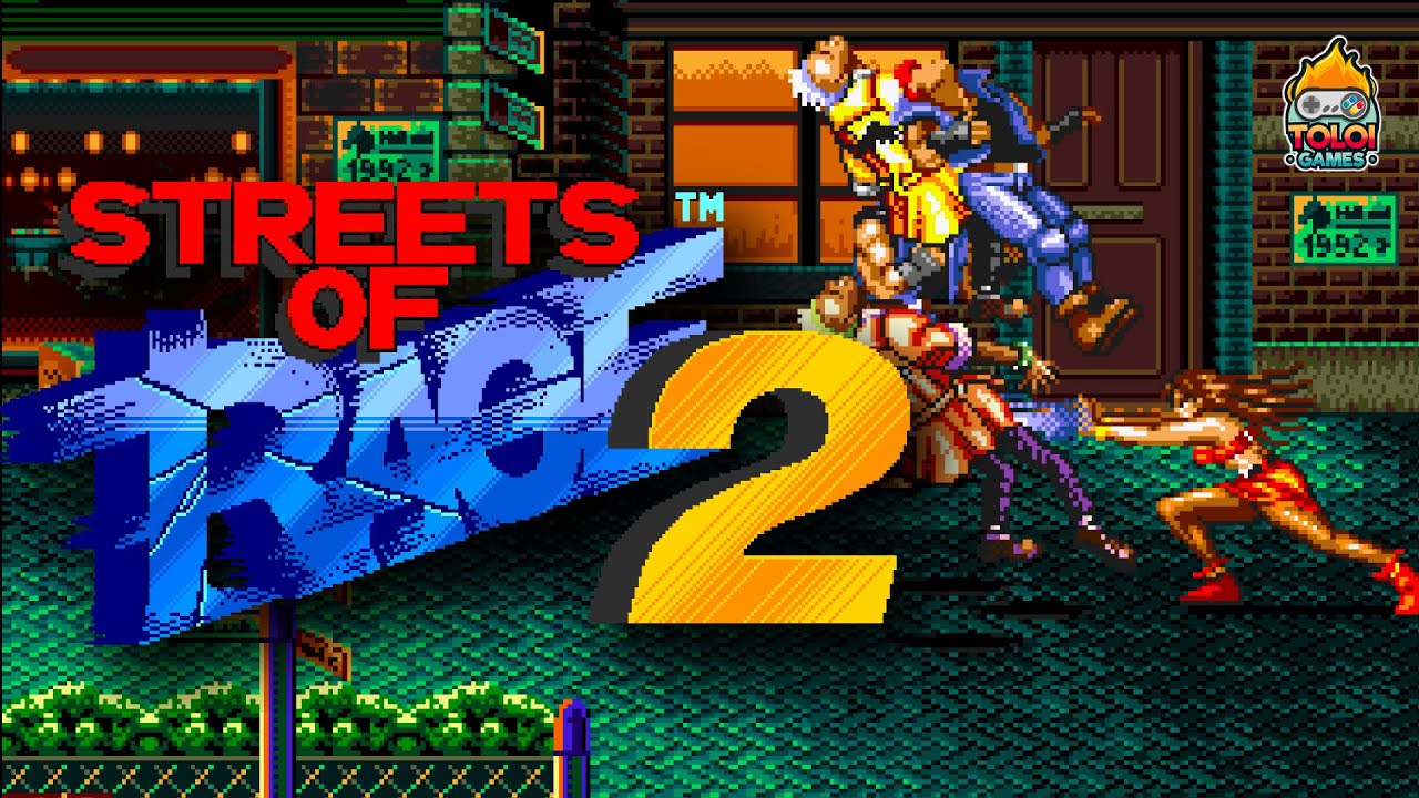 Streets of Rage 2 sur Sega Mega Drive 1 Streets of Rage 2, Sega, Mega Drive, jeux vidéo, jeu vidéo des années 90