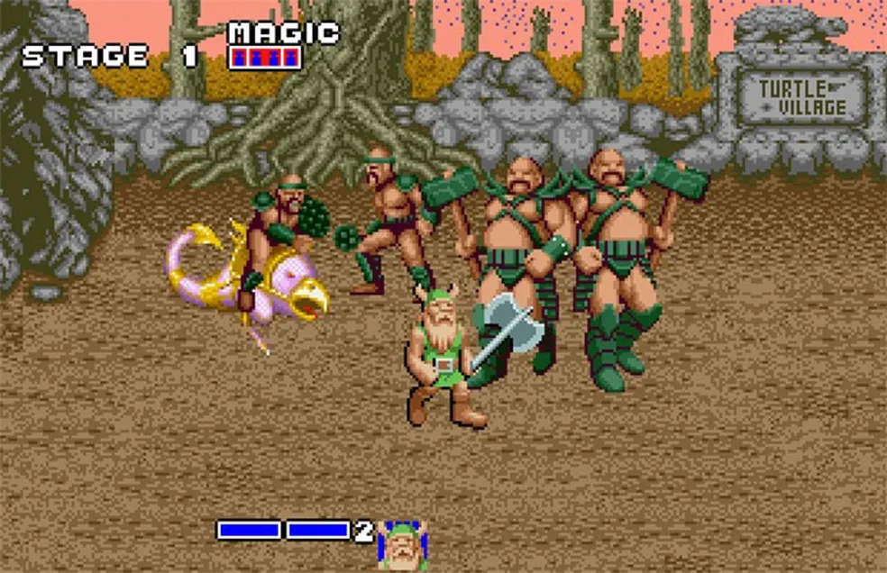 L'Histoire mystique de la Hache d'or (Golden Axe) rétrogaming