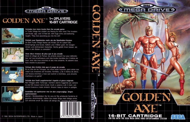 L'Histoire mystique de la Hache d'or (Golden Axe) Golden Axe, jeux vidéo, mythologie, culture populaire, Hache d'or