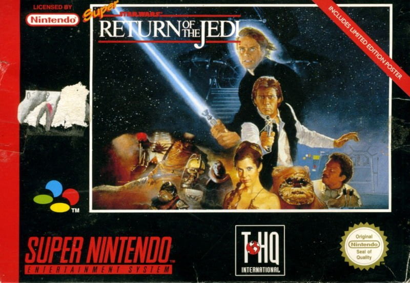 Star Wars : La magie sur la Super Nintendo Star Wars, Super Nintendo, jeux vidéo, Super Star Wars, Jedi