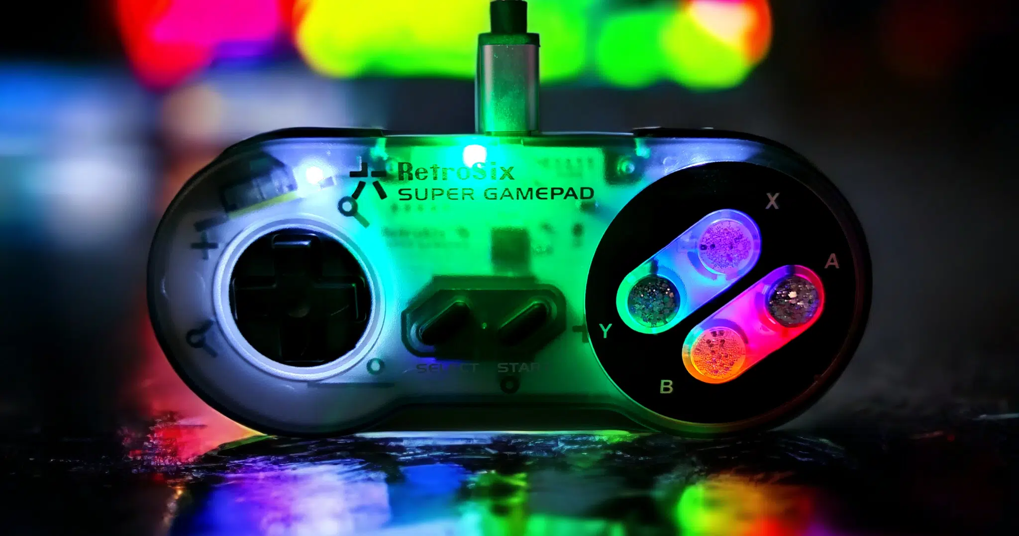RetroSix Super GamePad : Révolution du Jeu SNES Rétro 1 RetroSix Super GamePad : Révolution du Jeu SNES Rétro, RetroSix Super GamePad, SNES, rétrogaming, contrôleur, jeu vidéo