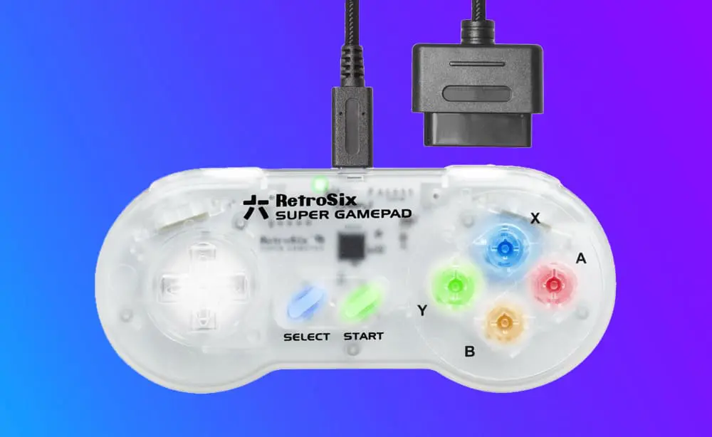 RetroSix Super GamePad : Révolution du Jeu SNES Rétro RetroSix Super GamePad : Révolution du Jeu SNES Rétro, RetroSix Super GamePad, SNES, rétrogaming, contrôleur, jeu vidéo