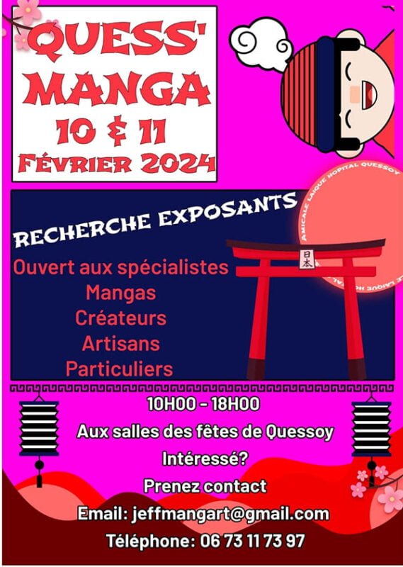 QUESS'MANGA : Une Première Édition Prometteuse à Quessoy QUESS'MANGA : Une Première Édition Prometteuse à Quessoy