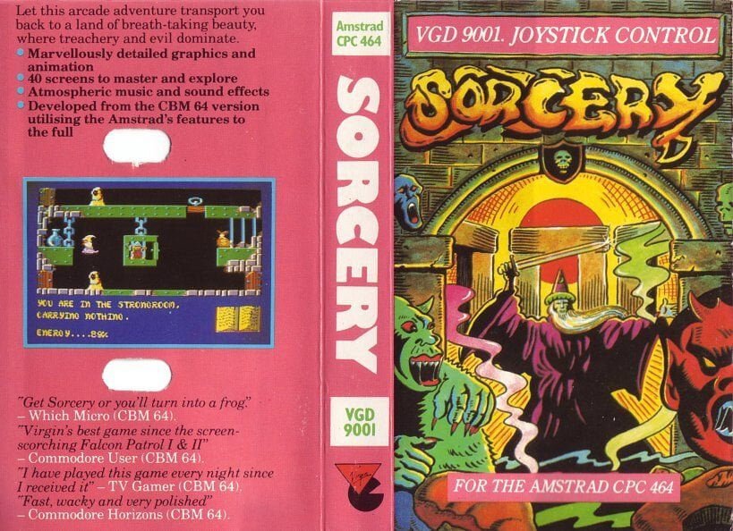 Sorcery on Amstrad CPC: An Unforgettable Adventure Game Sorcery on Amstrad CPC: An Unforgettable Adventure Game, Sorcery on Amstrad CPC, Adventure Sorcery Amstrad, Retrogaming Sorcery CPC, Sorcery gameplay Amstrad, Classic Sorcery CPC
