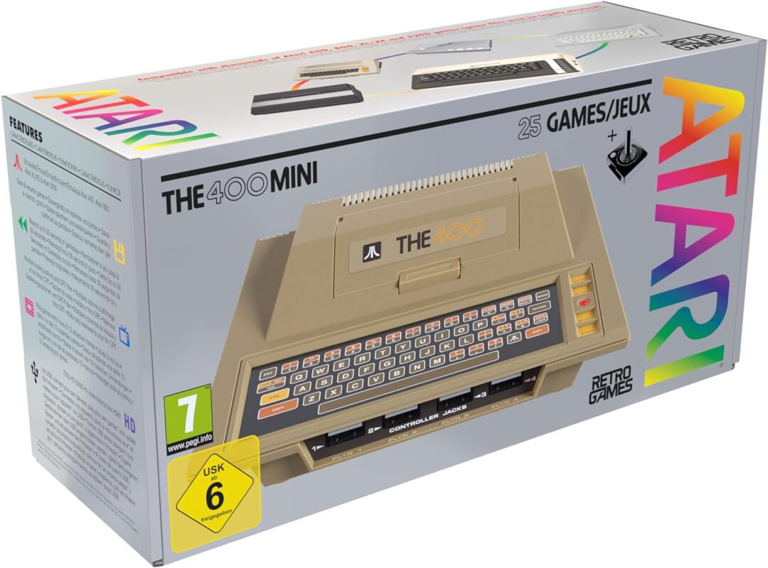 Atari THE400 Mini : Plongée dans l'Univers du Rétrogaming avec 25 Jeux Classiques Préinstallés THE400 Mini : Plongée dans l'Univers du Rétrogaming avec 25 Jeux Classiques Préinstallés, THE400 Mini, rétrogaming, Atari 400, jeux vidéo classiques, jeux préinstallés