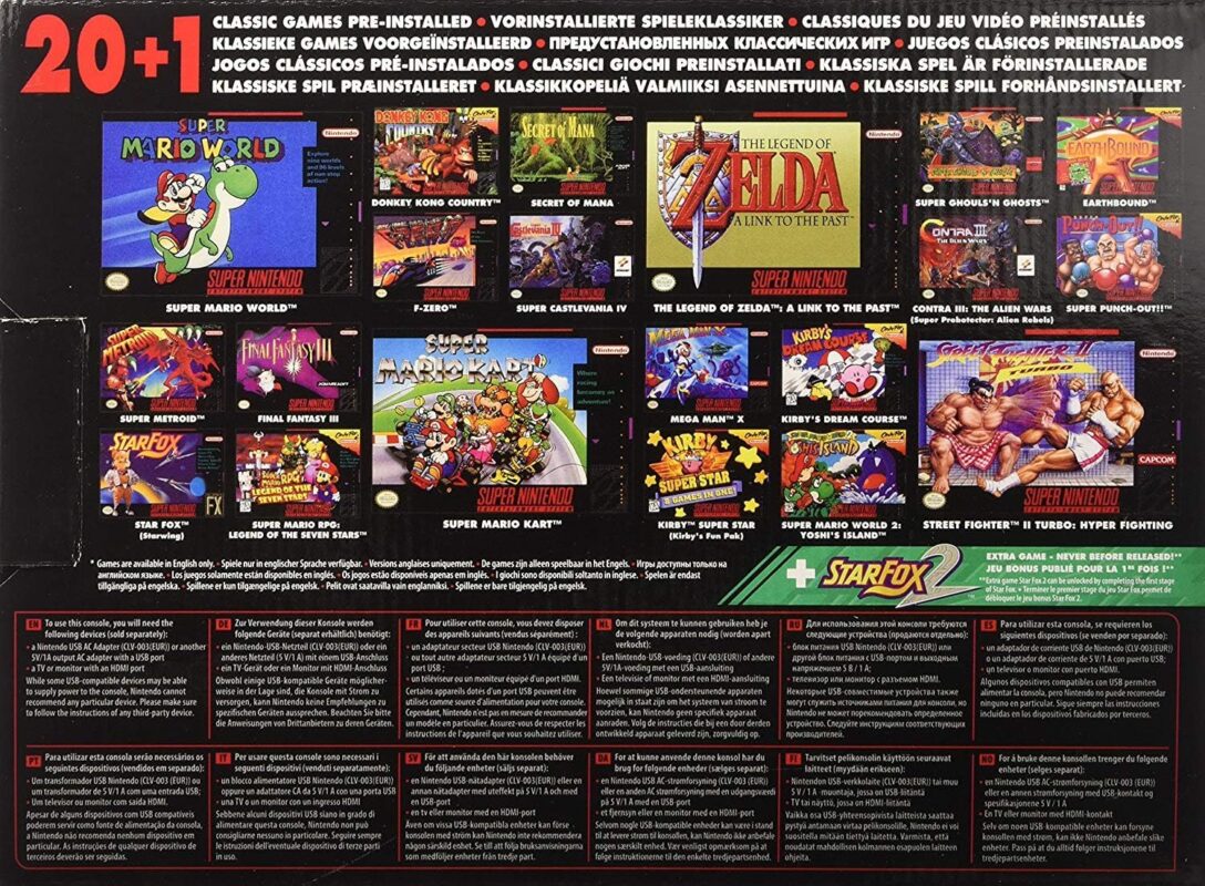 SNES Classic Mini : Redécouvrez les jeux légendaires des années 90 SNES Classic Mini : Redécouvrez les jeux légendaires des années 90