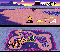 Super Mario Kart, 32 ans après son lancement, bénéficie d'une extension « Horizons » conçue par des fans. 32 ans plus tard, Super Mario Kart obtient une extension « Horizons » créée par des fans