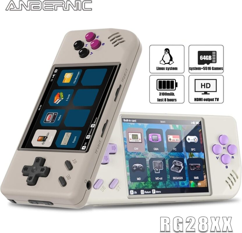 Anbernic RG28XX : Une Console Rétro avec Écran Haute Qualité Anbernic RG28XX : Une Console Rétro avec Écran Haute Qualité