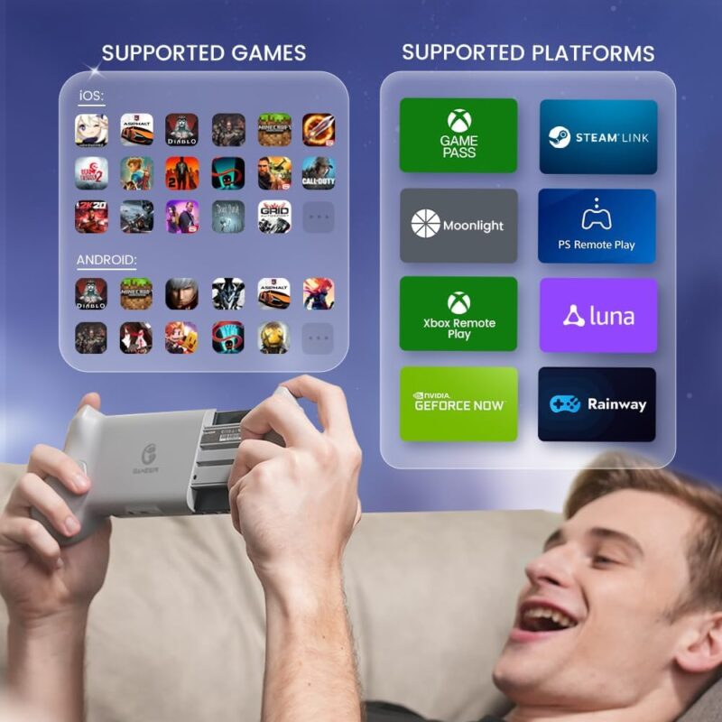 GameSir G8 Galileo manette mobile pour une expérience de jeu ultime sur Android et iPhone GameSir G8 Galileo manette mobile pour une expérience de jeu ultime sur Android et iPhone