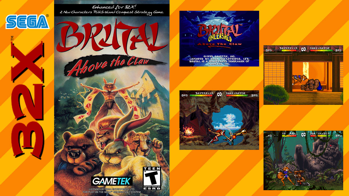 Brutal Above the Claw sur Sega 32X : Un Voyage Épique dans l'Arène des Combats 1 Brutal Above the Claw sur Sega 32X : Un Voyage Épique dans l'Arène des Combats