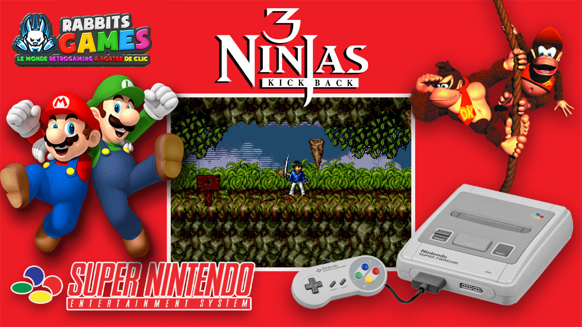 3 Ninjas Kick Back sur Super Nintendo : Plongée dans un Classique du Rétro-Gaming 1 3 Ninjas Kick Back sur Super Nintendo : Plongée dans un Classique du Rétro-Gaming