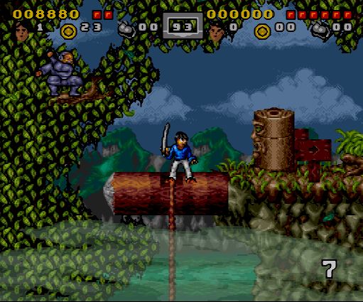 Ninjas Kick Back sur Super Nintendo Ninjas Kick Back sur Super Nintendo
