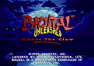 Brutal Above the Claw sur Sega 32X : Un Voyage Épique dans l'Arène des Combats Brutal Above the Claw sur Sega 32X : Un Voyage Épique dans l'Arène des Combats
