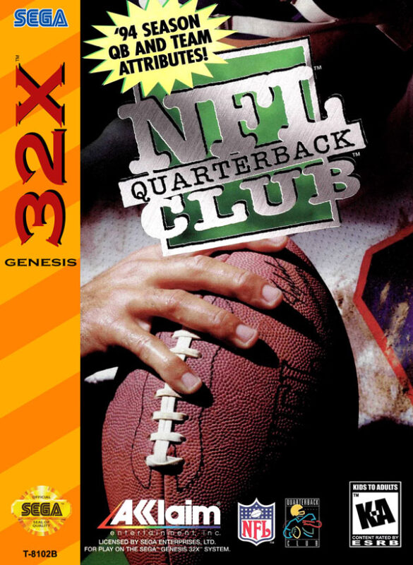 NFL Quarterback Club sur Sega 32X : Une Expérience Légendaire du Football Américain NFL Quarterback Club sur Sega 32X : Une Expérience Légendaire du Football Américain