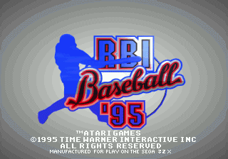RBI Baseball 95 sur Sega 32X : Un Voyage dans le Monde du Baseball Virtuel RBI Baseball 95 sur Sega 32X : Un Voyage dans le Monde du Baseball Virtuel