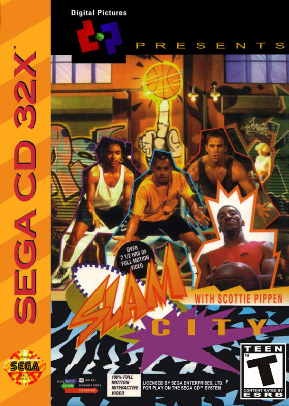 Slam City with Scottie Pippen sur Sega 32X CD : Une immersion unique dans le basket interactif Slam City with Scottie Pippen sur Sega 32X CD : Une immersion unique dans le basket interactif
