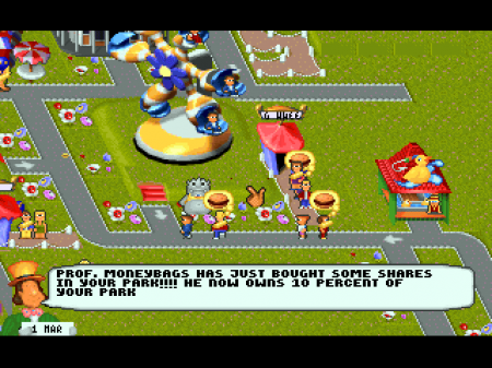 Theme Park sur Atari Jaguar : Gestion de Parc et Stratégie Immersive Theme Park sur Atari Jaguar : Gestion de Parc et Stratégie Immersive