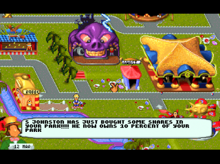 Theme Park sur Atari Jaguar : Gestion de Parc et Stratégie Immersive Theme Park sur Atari Jaguar : Gestion de Parc et Stratégie Immersive