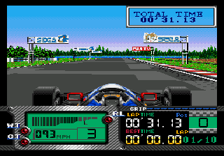 Formula One World Championship: Beyond the Limit sur Mega CD - Une expérience de course unique Formula One World Championship: Beyond the Limit sur Mega CD - Une expérience de course unique