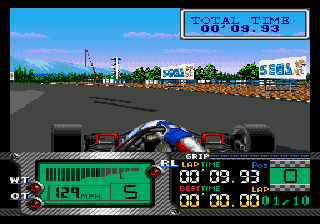 Formula One World Championship: Beyond the Limit sur Mega CD - Une expérience de course unique Formula One World Championship: Beyond the Limit sur Mega CD - Une expérience de course unique