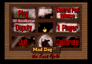 Mad Dog II: The Lost Gold sur Mega CD - Une aventure irrésistible dans l'Ouest sauvage Mad Dog II: The Lost Gold sur Mega CD - Une aventure irrésistible dans l'Ouest sauvage