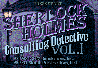 Sherlock Holmes: Consulting Detective sur Mega CD - Une révolution interactive captivante dans l'univers du détective légendaire Sherlock Holmes: Consulting Detective sur Mega CD - Une révolution interactive captivante dans l'univers du détective légendaire