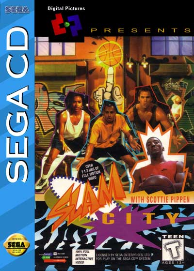 Slam City with Scottie Pippen sur Mega CD : Plongez dans une Aventure Épique du Basket Interactif Slam City with Scottie Pippen sur Mega CD : Plongez dans une Aventure Épique du Basket Interactif