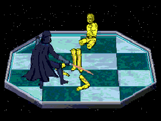 The Software Toolworks' Star Wars Chess sur Mega CD : L'extraordinaire fusion entre la Force et les échecs The Software Toolworks' Star Wars Chess sur Mega CD : L'extraordinaire fusion entre la Force et les échecs