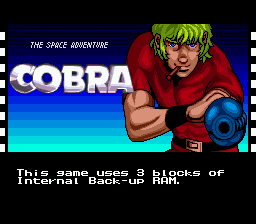 The Space Adventure Cobra sur Mega CD : L'Extraordinaire Odyssée du Légendaire Héros Spatial The Space Adventure Cobra sur Mega CD : L'Extraordinaire Odyssée du Légendaire Héros Spatial