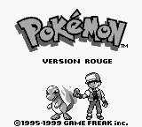 ROM Pokémon Version Rouge sur Game Boy ROM Pokémon Version Rouge sur Game Boy
